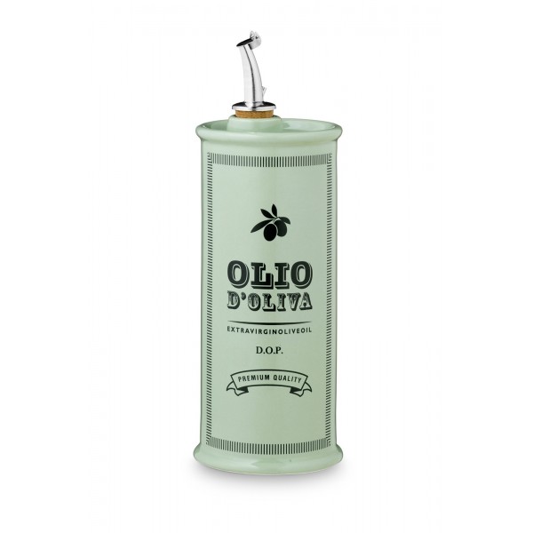 Nuovacer - Vintage Yeşil Silindir Yağlık 500ml