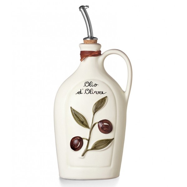 Nuovacer - Vintage Zeytin Kabartmalı Yağlık v2 750ml
