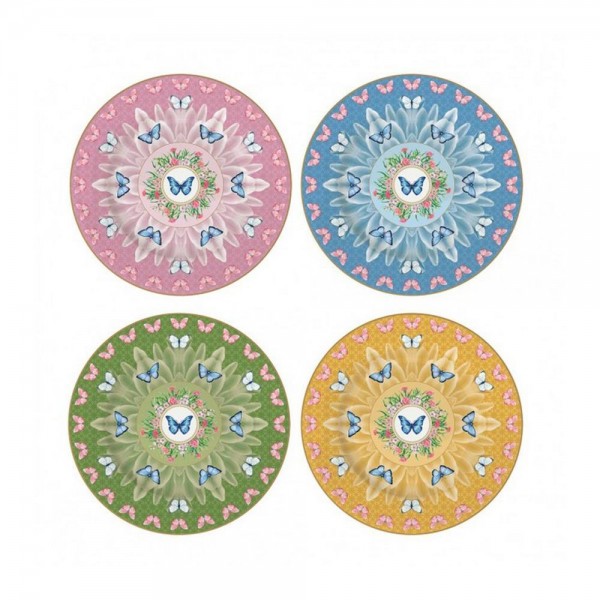 Spring Parade- 4'lü Pasta Tabağı 19 cm