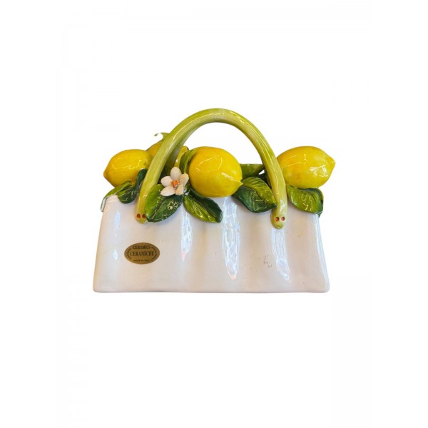 Limonlu Dekoratif Çanta