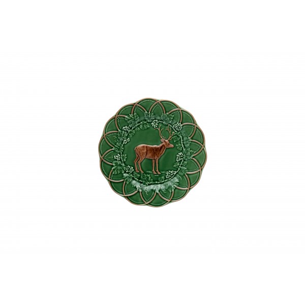 Bordallo Pinheiro- Woods Geyik Yemek Tabak 24cm
