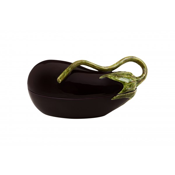 Bordallo Pinheiro- Kapaklı Patlıcan Tabak 31,5 cm