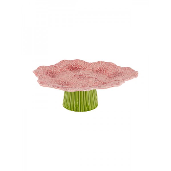 Bordallo Pinheiro-Maria Flor Pembe Küçük Kek Standı ( 30,0x27,5x110mm )