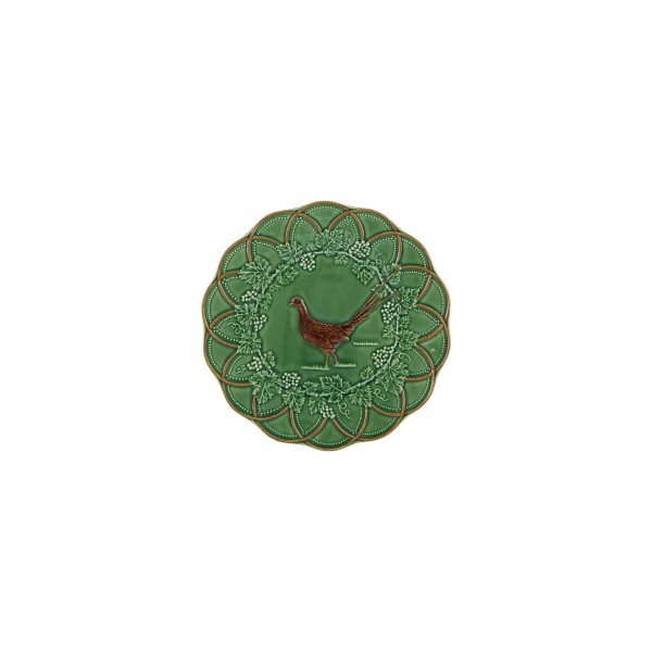 Bordallo Pinheiro- Woods Sülün Yemek Tabak 24cm