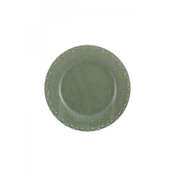 Bordallo Pinheiro- Flora Koyu Yeşil Servis Tabak 29cm