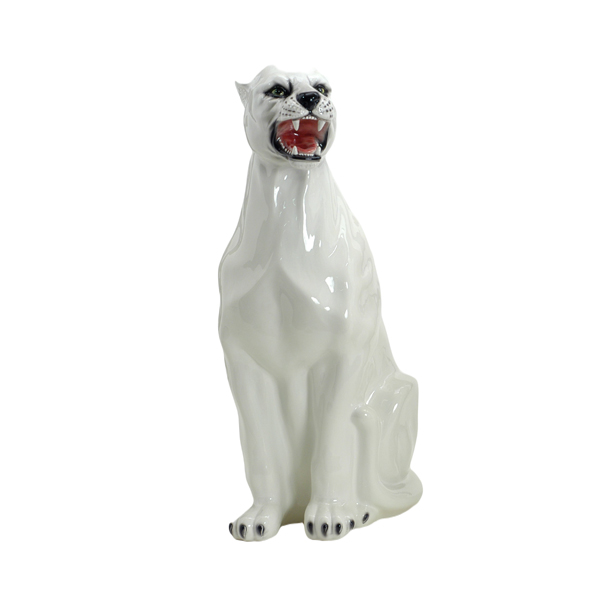 BEYAZ LEOPAR BİBLO 84 CM